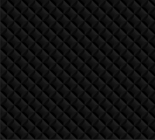 Fondo negro de patrones sin fisuras