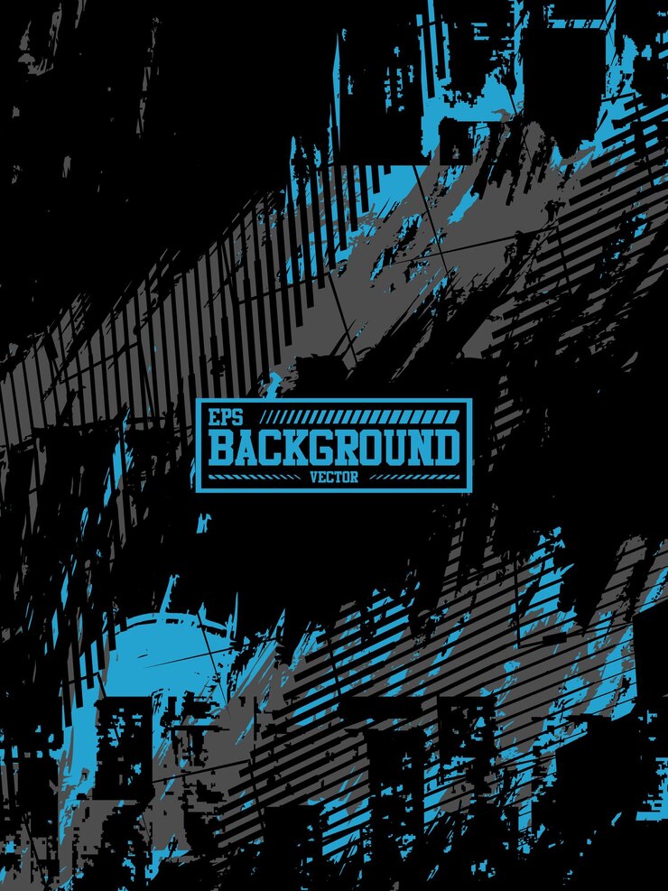 fondo negro pincel azul y flechas