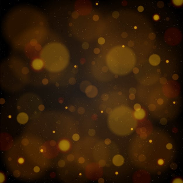 Fondo negro y plata Brillo y elegante. Fondo con efecto bokeh.
