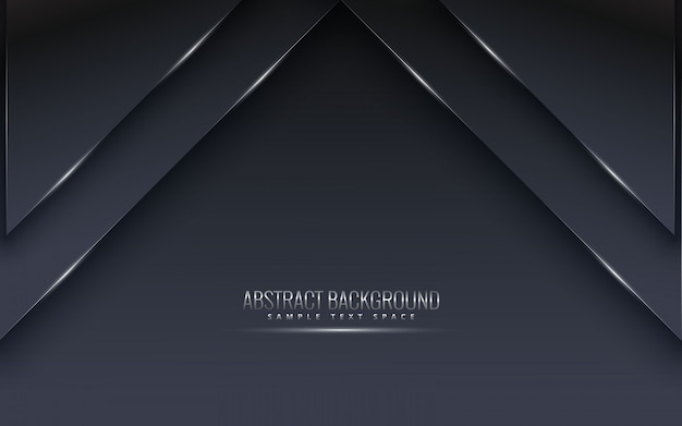 Fondo negro premium con lujo oscuro. Platino plata lujo vector lineas.
