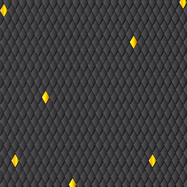 un fondo negro con triángulos amarillos y un fondo negro