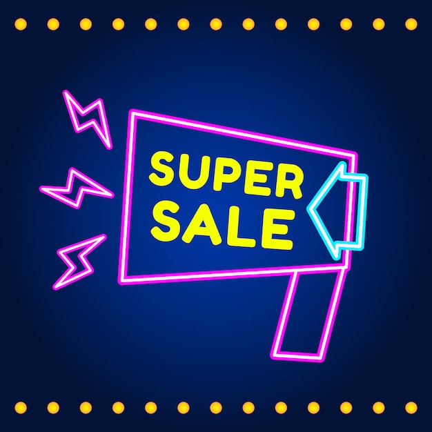 Vector fondo de neon super sale