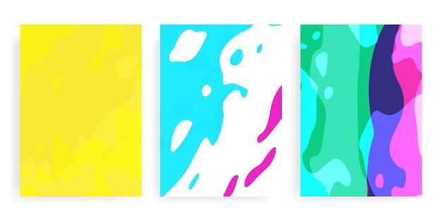 Un fondo de neón vívido con bordes texturizados y trozos de color superpuestos