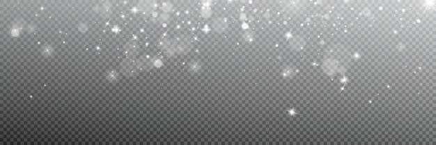 El fondo de la nieve brillante