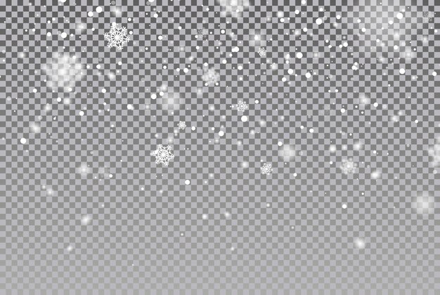 Fondo de nieve cayendo vector mágico nochebuena nevadas