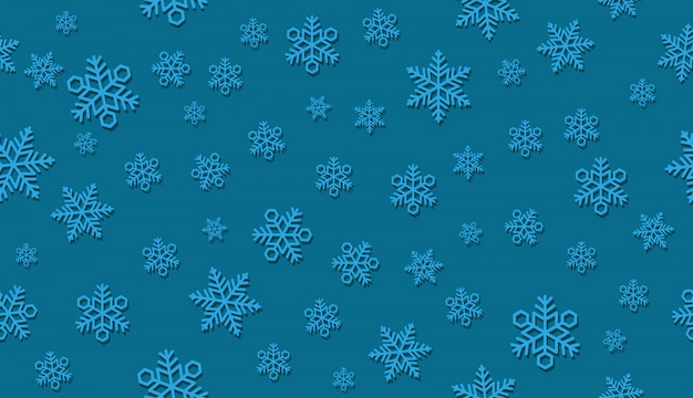 Vector fondo de nieve festiva perfecta