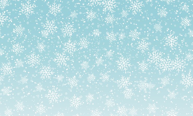 Vector fondo de nieve de invierno. cielo nevado. fondo de navidad. caída de nieve.