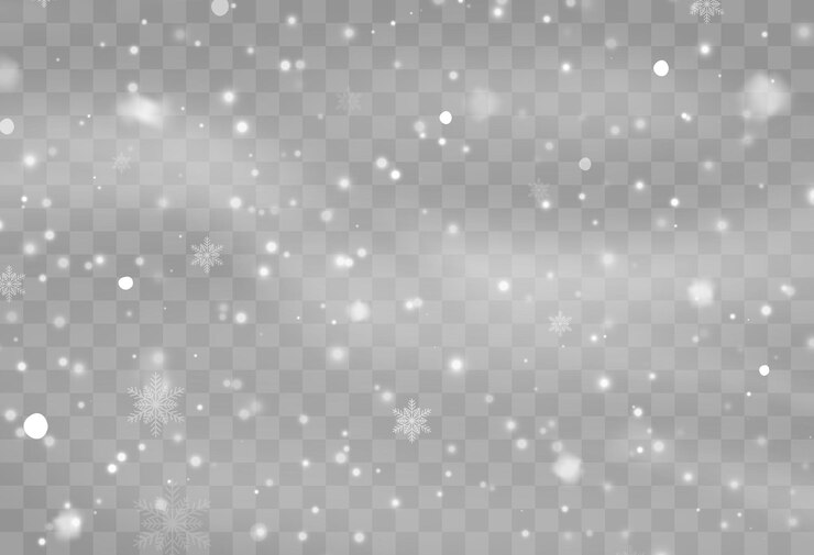 Vector fondo de nieve con muchos copos de nieve. telón de fondo de invierno.