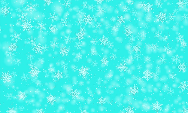 Vector fondo de nieve nevadas de invierno vector