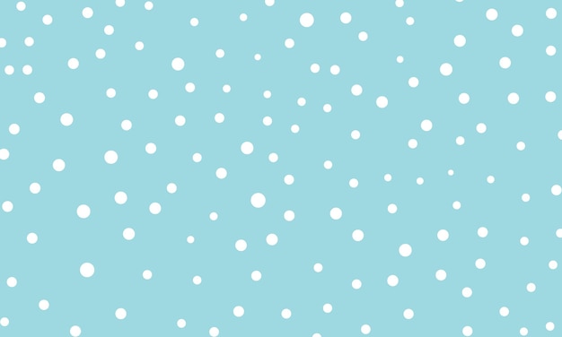 Fondo de nieve que cae. Ilustración de vector con copos de nieve. Cielo nevando de invierno. Eps 10.