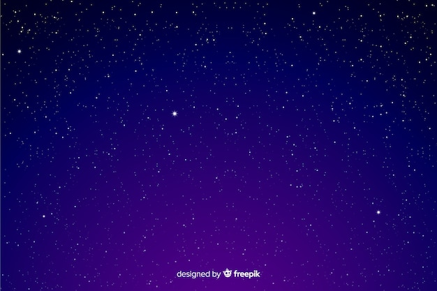Fondo nocturno estrellado en tonos púrpuras