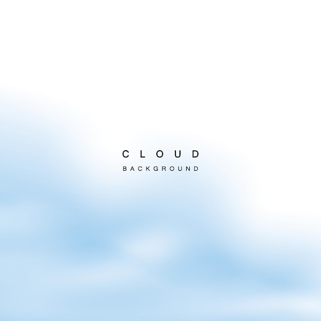 fondo de la nube plantilla de diseño de ilustración de íconos vectoriales