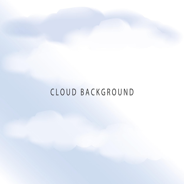 fondo de la nube plantilla de diseño de ilustración de íconos vectoriales