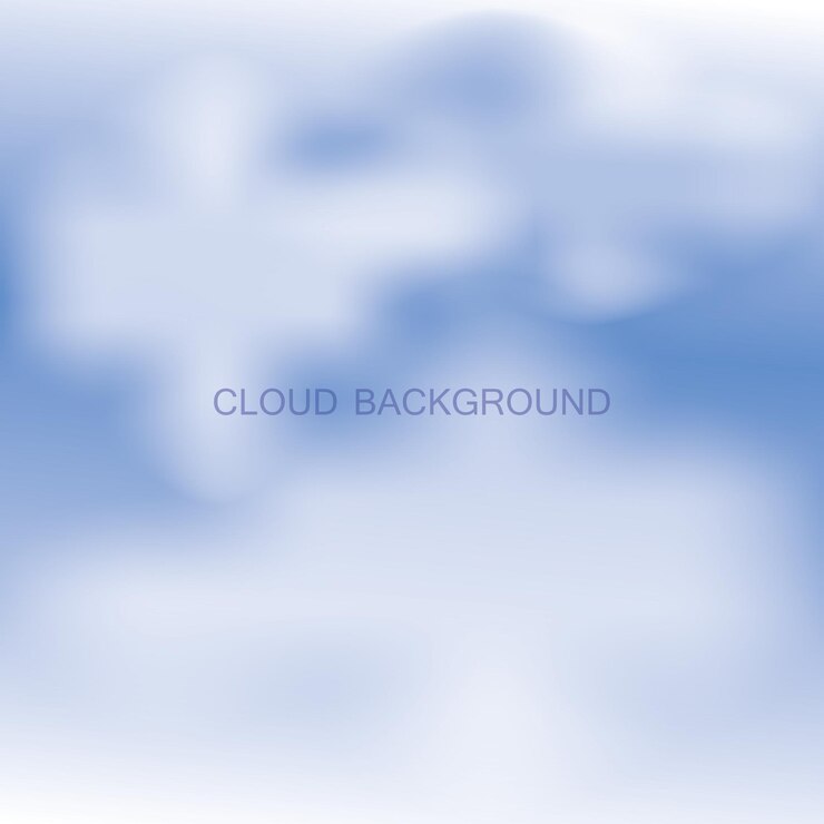 Vector fondo de la nube plantilla de diseño de ilustración de íconos vectoriales