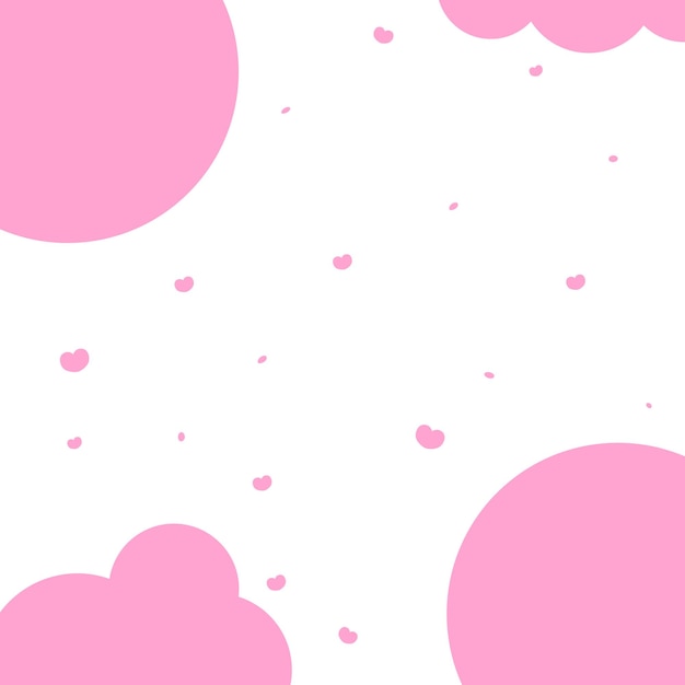 Fondo con nubes y estrellas Vector