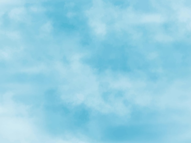 Fondo con nubes en el vector del cielo azul
