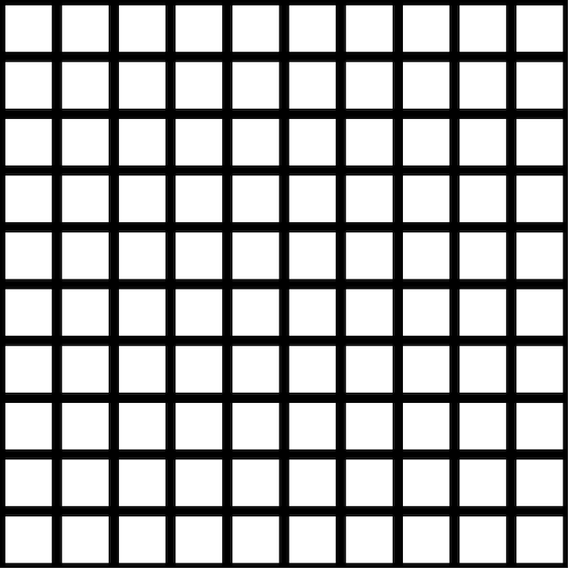 Fondo o textura a cuadros cuadrado blanco y negro. Vector e ilustración