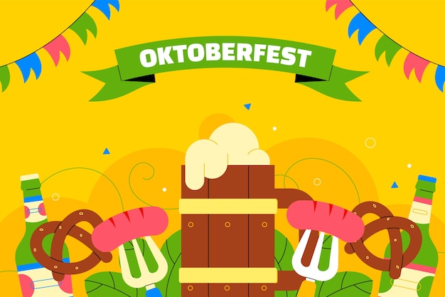 Fondo de oktoberfest flat