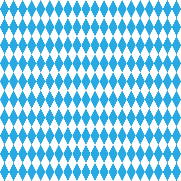 Fondo de Oktoberfest con rombo azul patrón rombo bávaro sin costura Ideal para textiles