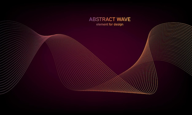 Fondo de onda abstracta Ecualizador de pista de frecuencia digital