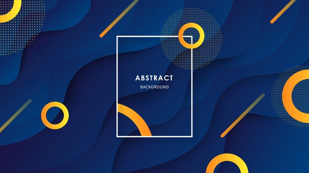 Fondo de onda abstracta con formas coloridas