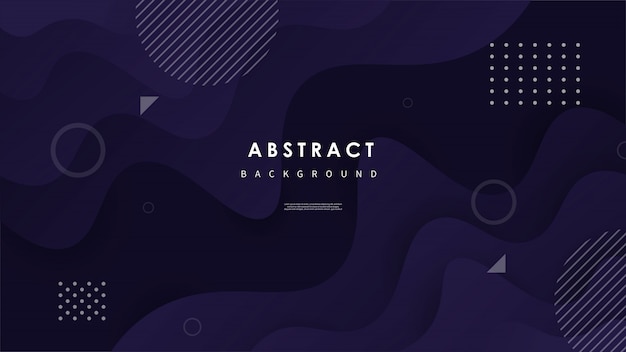 Fondo de onda abstracta con formas coloridas