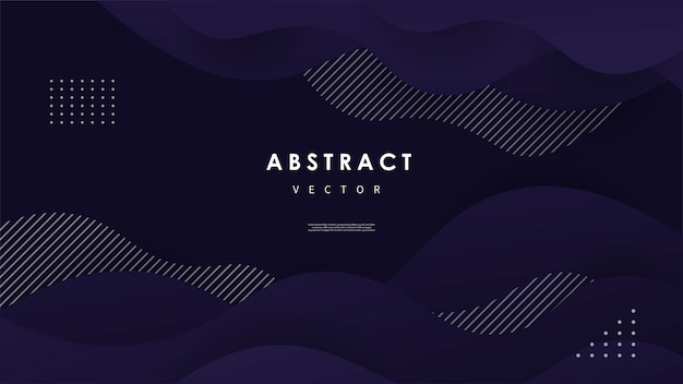 Fondo de onda abstracta con formas coloridas