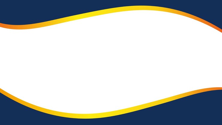 un fondo de onda amarillo y naranja con un borde blanco Vector libre