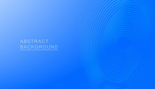 Fondo de onda azul abstracto estandarte azul abstracto líneas onduladas redondas minimalistas futuristas fondo