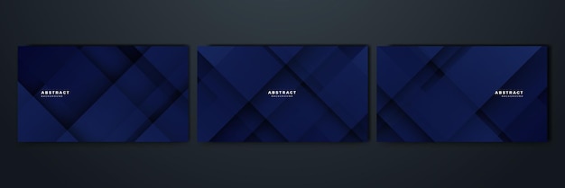 Fondo de onda azul Línea de curva abstracta Vector de tecnología Onda brillante colorida con patrón de líneas Rayas abstractas de línea ondulada curva Fondo azul dinámico Banner con efecto de movimiento
