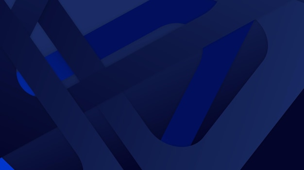 Fondo de onda azul Línea de curva abstracta Vector de tecnología Onda brillante colorida con patrón de líneas Rayas abstractas de línea ondulada curva Fondo azul dinámico Banner con efecto de movimiento
