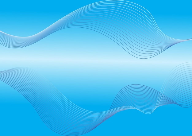 fondo de onda azul