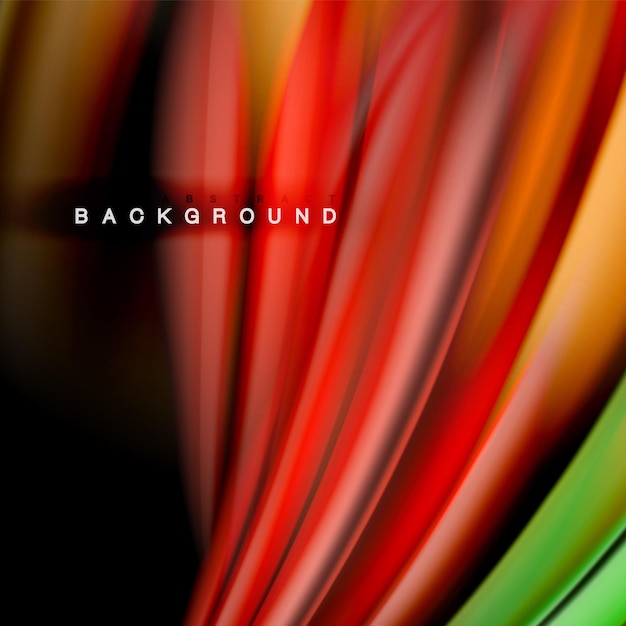 Fondo de onda de color líquido abstracto