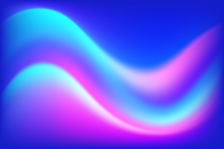 Vector fondo de onda degradado de moda