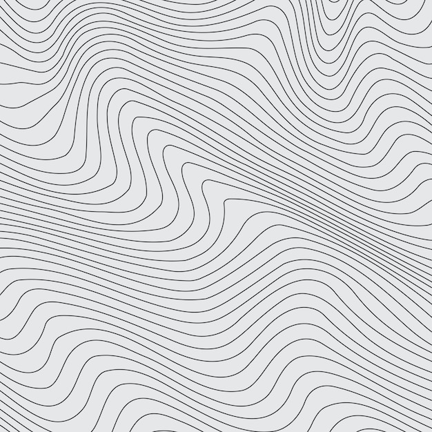 Vector fondo de onda geométrica blanca y gris