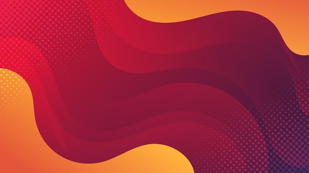 Fondo de onda de gradiente visualmente llamativo perfecto para redes sociales y presentaciones