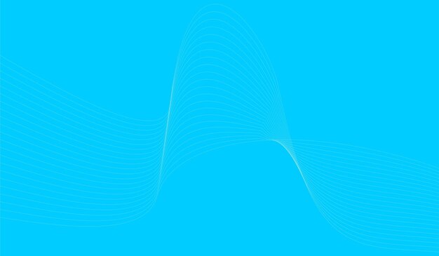 Fondo de onda de línea de color de gradiente