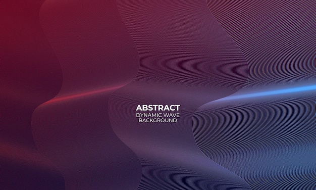 Fondo de onda de línea geométrica abstracta