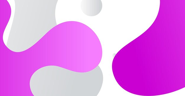 Fondo de onda líquida abstracta con fondo de color magenta y gradiente blanco