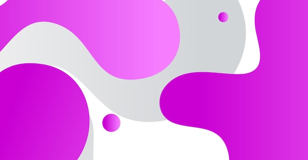 Fondo de onda líquida abstracta con fondo de color magenta y gradiente blanco