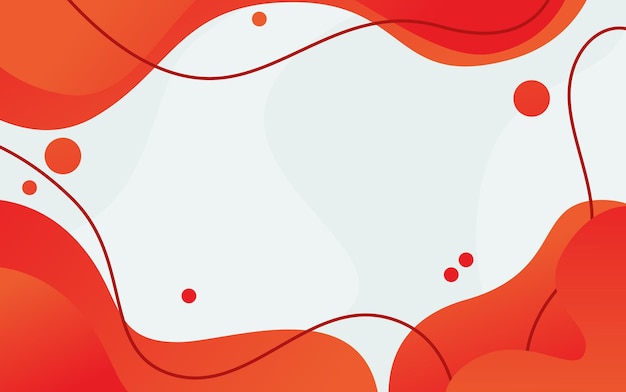 Fondo de onda líquida moderno y moderno abstracto degradado naranja con espacio vacío para texto
