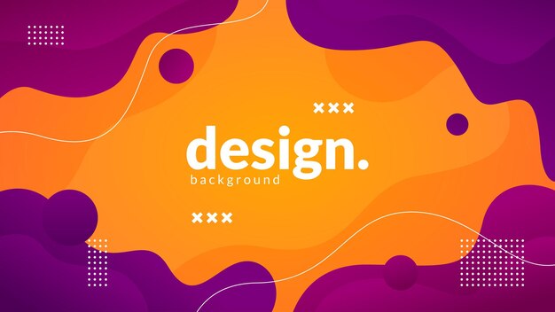 Fondo de onda líquida púrpura Fondo moderno abstracto apto para banner poster flyer folleto web o fondo de presentación