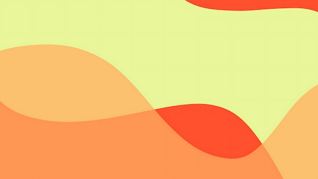 Fondo de onda naranja abstracta