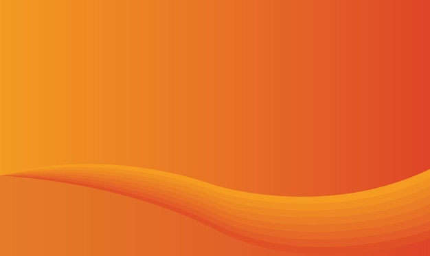 El fondo de la onda naranja