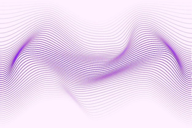 Fondo de onda de puntos dinámicos
