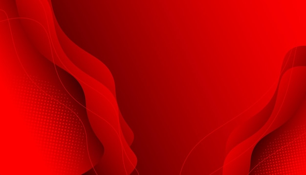 Fondo de onda rojo elegante para negocios