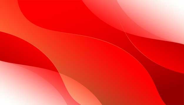 Vector fondo de onda rojo elegante para negocios