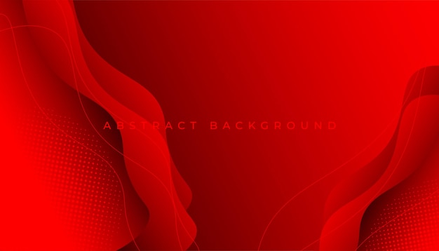 Fondo de onda rojo elegante para negocios
