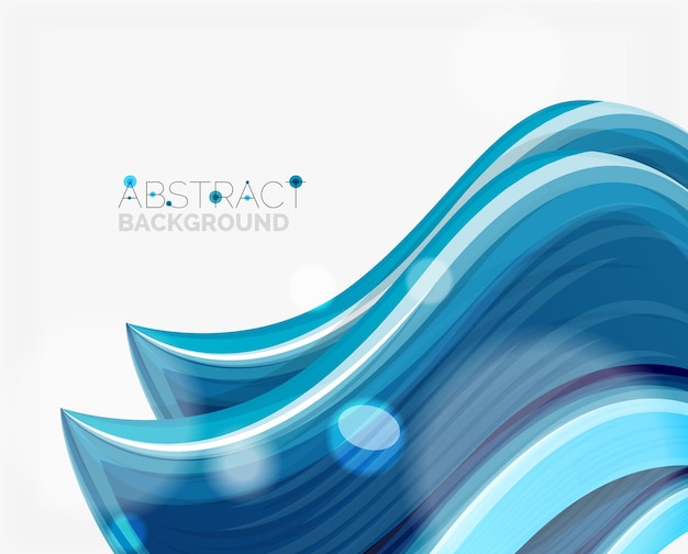 Fondo de onda sólida realista abstracta