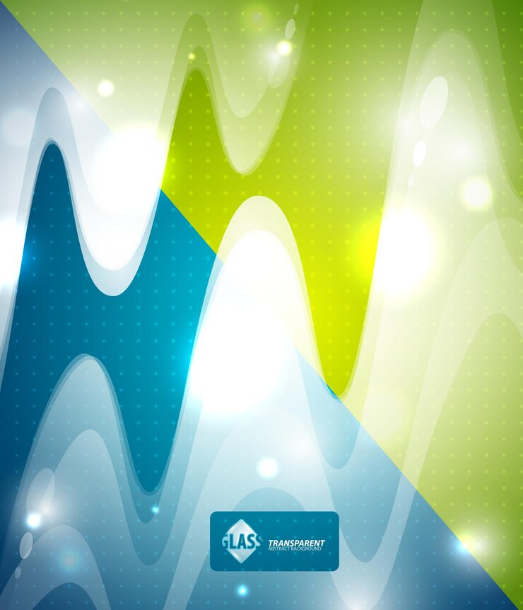 Vector fondo de onda transparente